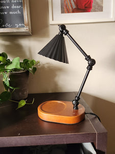 Vintage Black Warmer Lamp