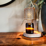 Load image into Gallery viewer, Amber Wickless Candle Jar
