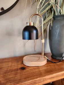 Char Black Warmer Lamp