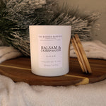 Load image into Gallery viewer, Balsam Cedarwood Wood Wick Candle
