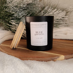 Load image into Gallery viewer, Blue Spruce Wood Wick Candle
