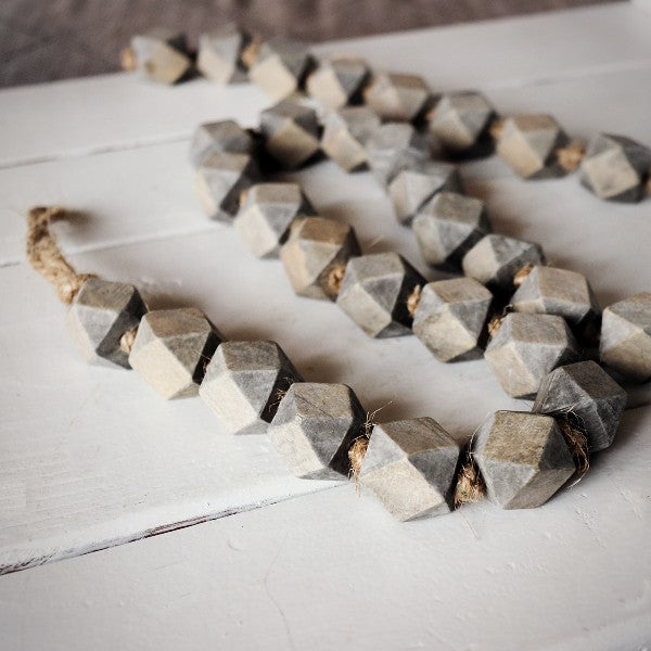 Grey Wooden Bead Garland – Pine and Fiber Co.